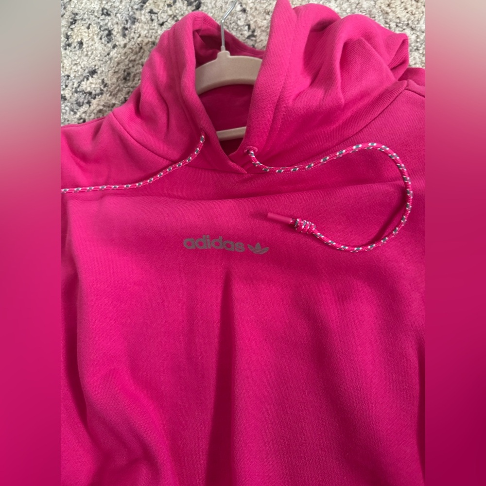 Adidas womens Pink Hoodie